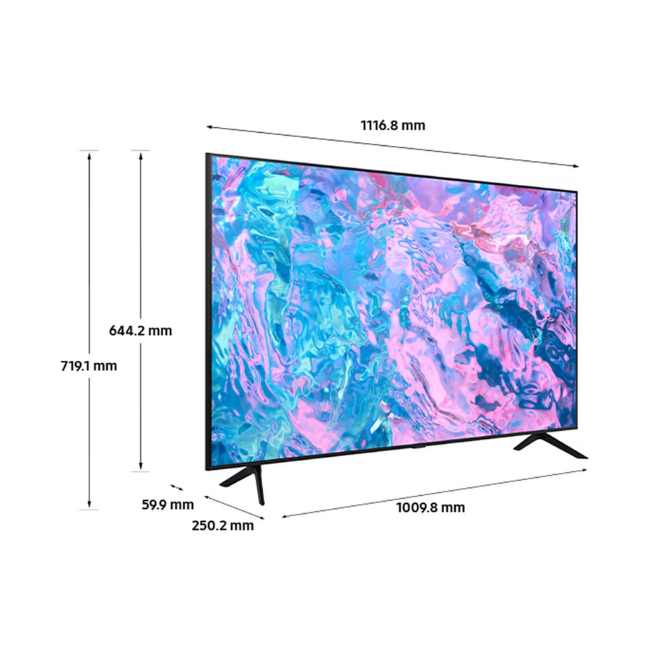 Samsung 50” CU7100 UHD 4K HDR Smart 2023 TV | UE50CU71AOKXXU